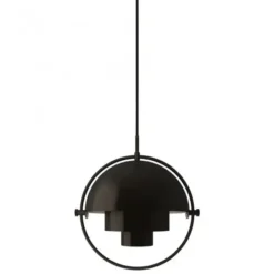 Lampa Wisząca Multi-Lite 22,5 Cm Black Brass Gubi