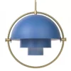 Lampa Wisząca Multi-Lite 32 Cm Brass Nordic Blue Matt Gubi