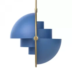 Lampa Wisząca Multi-Lite 32 Cm Brass Nordic Blue Matt Gubi