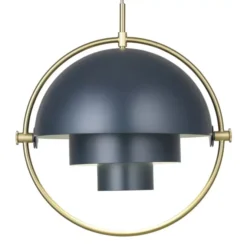 Lampa Wisząca Multi-Lite 32 Cm Brass Midnight Blue Gubi