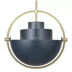 Lampa Wisząca Multi-Lite 32 Cm Brass Midnight Blue Gubi