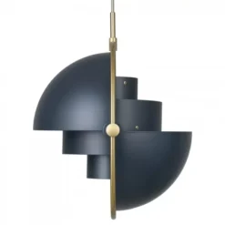 Lampa Wisząca Multi-Lite 32 Cm Brass Midnight Blue Gubi