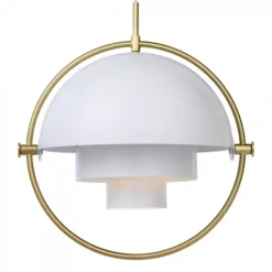 Lampa Wisząca Multi-Lite 32 Cm Brass White Semi Matt Gubi