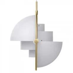 Lampa Wisząca Multi-Lite 32 Cm Brass White Semi Matt Gubi