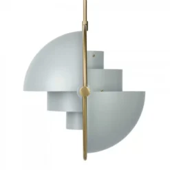 Lampa Wisząca Multi-Lite 32 Cm Brass Sea Grey Semi Matt Gubi