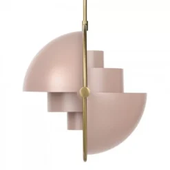 Lampa Wisząca Multi-Lite 32 Cm Brass Rose Dust Semi Matt Gubi