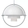 Lampa Wisząca Multi-Lite 32 Cm Chrome White Semi Matt Gubi