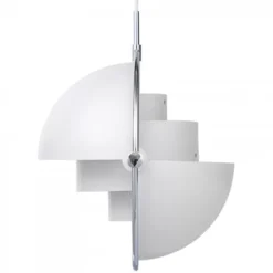 Lampa Wisząca Multi-Lite 32 Cm Chrome White Semi Matt Gubi