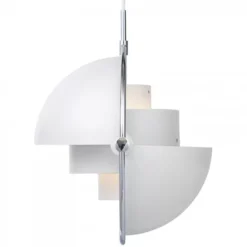 Lampa Wisząca Multi-Lite 32 Cm Chrome White Semi Matt Gubi