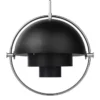 Lampa Wisząca Multi-Lite 32 Cm Chrome Black Semi Matt Gubi