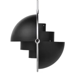 Lampa Wisząca Multi-Lite 32 Cm Chrome Black Semi Matt Gubi