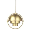 Lampa Wisząca Multi-Lite 22,5 Cm Shiny Brass Gubi