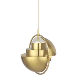 Lampa Wisząca Multi-Lite 22,5 Cm Shiny Brass Gubi
