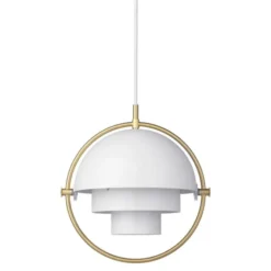 Lampa Wisząca Multi-Lite 22,5 Cm White Semi Matt Gubi