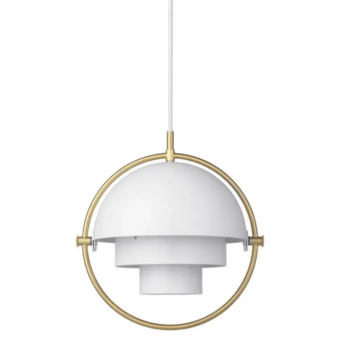 Lampa Wisząca Multi-Lite 22,5 Cm White Semi Matt Gubi