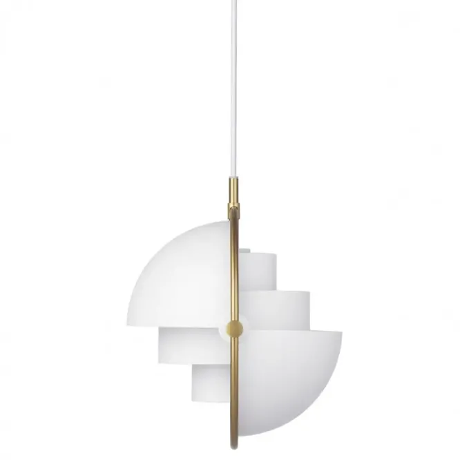 Lampa Wisząca Multi-Lite 22,5 Cm White Semi Matt Gubi