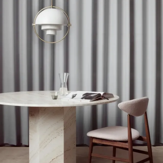 Lampa Wisząca Multi-Lite 22,5 Cm White Semi Matt Gubi