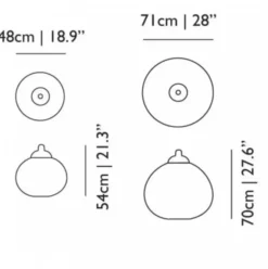 Lampa Wisząca Non Random 48 Cm Czarna Moooi