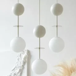 Lampa Wisząca Oio 3P Biała Ummo