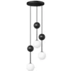 Lampa Wisząca Oio 3P Czarna Ummo