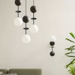 Lampa Wisząca Oio 3P Czarna Ummo