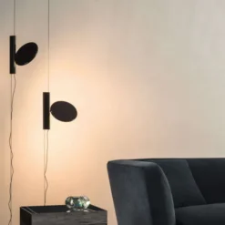 Lampa Wisząca Ok Czarna Flos
