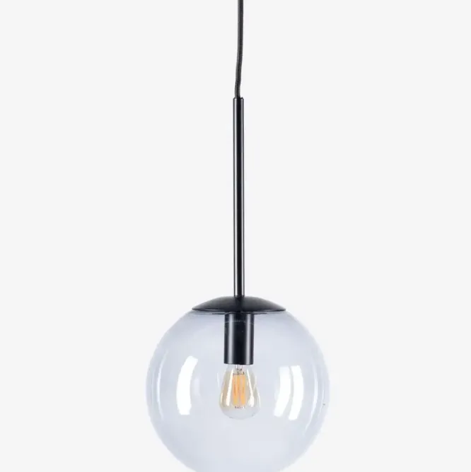 Lampa Wisząca Orb 20 Cm Czarna Bolia