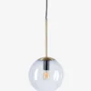 Lampa Wisząca Orb 20 Cm Mosiężna Bolia