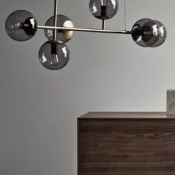 Lampa Wisząca Orb Czarna Bolia