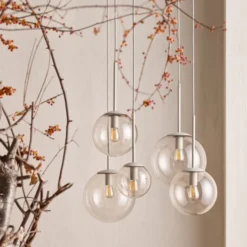 Lampa Wisząca Orb Lounge Mosiężna Bolia
