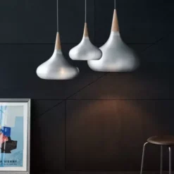 Lampa Wisząca Orient 50 Cm Aluminium Fritz Hansen