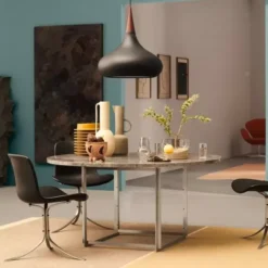 Lampa Wisząca Orient 50 Cm Aluminium Fritz Hansen