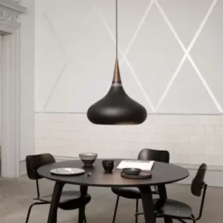Lampa Wisząca Orient 50 Cm Czarna Fritz Hansen