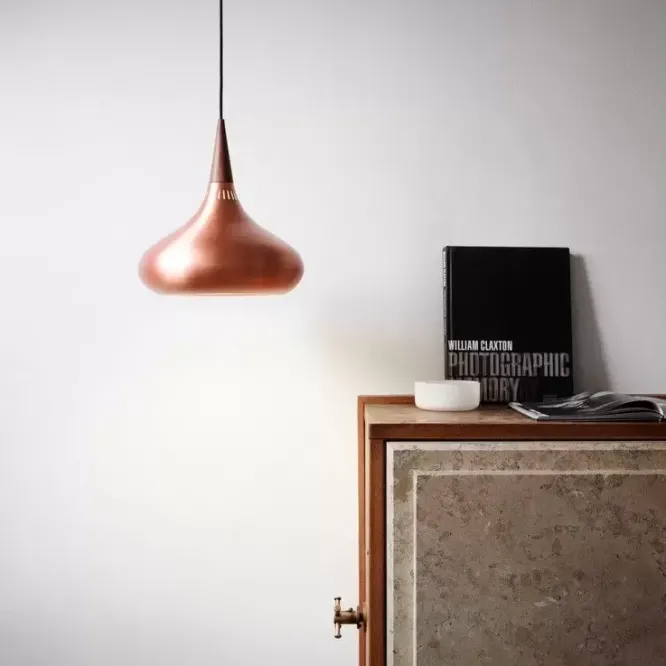 Lampa Wisząca Orient 22,5 Cm Miedziana Fritz Hansen