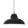 Lampa Wisząca Original 1227 Midi Wide Brass Jet Black Anglepoise