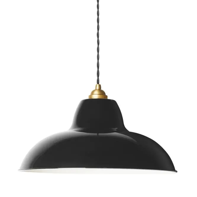 Lampa Wisząca Original 1227 Midi Wide Brass Jet Black Anglepoise