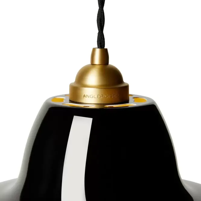 Lampa Wisząca Original 1227 Midi Wide Brass Jet Black Anglepoise
