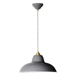 Lampa Wisząca Original 1227 Midi Wide Brass Elephant Grey Anglepoise