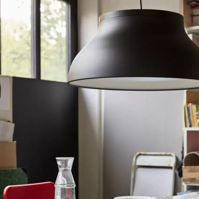Lampa Wisząca Pc Duża Czarna Hay