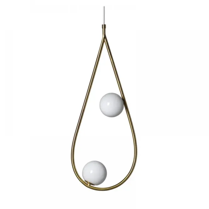 Lampa Wisząca Pearls 65 Mosiądz Pholc