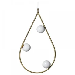 Lampa Wisząca Pearls 80 Mosiądz Pholc