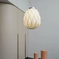 Lampa Wisząca Pinecone 30 Cm Chromowana Fontana Arte