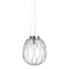 Lampa Wisząca Pinecone 30 Cm Transparentna Fontana Arte