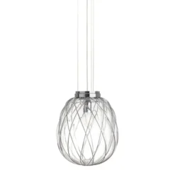 Lampa Wisząca Pinecone 30 Cm Transparentna Fontana Arte