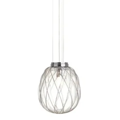 Lampa Wisząca Pinecone 30 Cm Transparentna Fontana Arte
