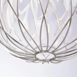 Lampa Wisząca Pinecone 30 Cm Transparentna Fontana Arte
