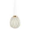 Lampa Wisząca Pinecone 30 Cm Złota Fontana Arte