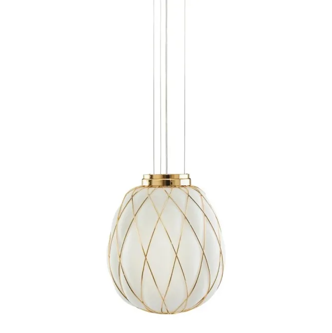 Lampa Wisząca Pinecone 30 Cm Złota Fontana Arte