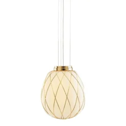 Lampa Wisząca Pinecone 30 Cm Złota Fontana Arte