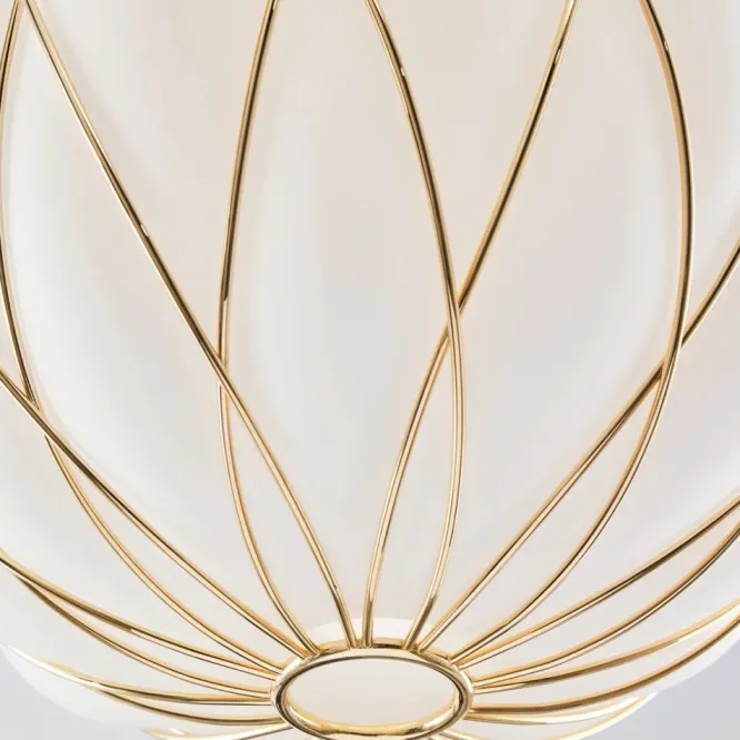Lampa Wisząca Pinecone 30 Cm Złota Fontana Arte